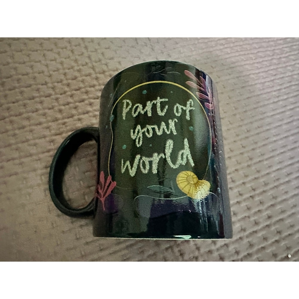Disney Princess The Little Mermaid Part of Your World 20oz Ceramic Mug Black